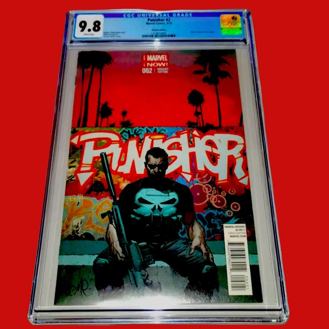 Punisher #2 CGC 9.8 NM/MT Jerome Opena Variant 1:50 Marvel 2014
