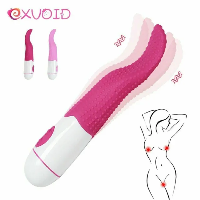 Tongue Vibrator G-Spot Clit Butt Plug Vibrateur Adult Oral Sex Toy for Women