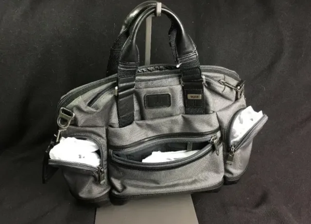 Tumi Alpha Bravo Brooks Slim Briefcase Laptop Bag Nylon Leather 2226 $445 MINT