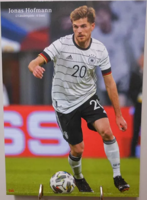 Jonas Hofmann Nationalelf Deutschland Fan Card 21x15 cm Mönchengladbach FPG356