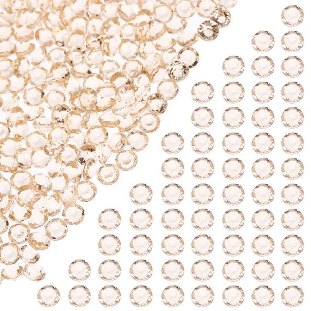 1 bolsa punta acrílica simulación de diamantes piedras preciosas de diamante