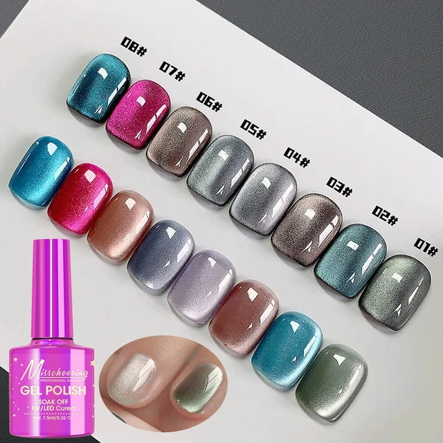 Phototherapie Kleber Cat Eye Gel Wasser Licht Nagel Dekoration Nail Art Diy F