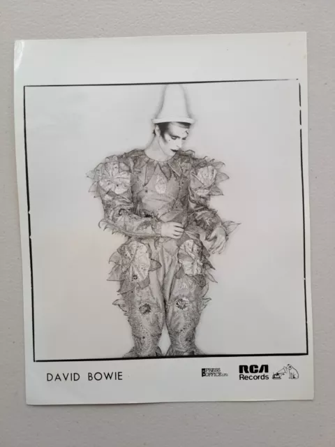 David Bowie Original Record Company Promo Press Kit Marketing Photo Rare XX