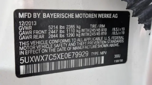 2014 BMW X3 Information Navigation 8.8 Display GPS/TV Screen BM929430002M OEM 2