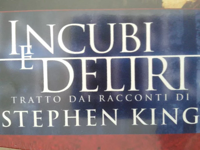 INCUBI E DELIRI (2006) box 3 DVD ORIGINALI NUOVI serie completa Stephen King