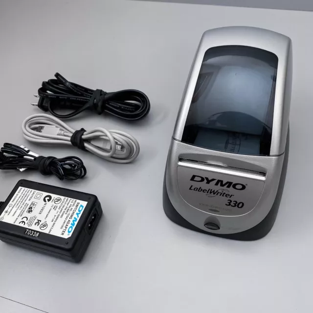 DYMO LABELWRITER 330 MODEL # 93037 With Power Cords & Labels, IT’S READY TO USE!