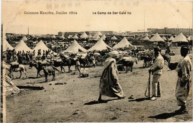 CPA AK Kenifra Column - Le Camp de Dar Caid Ito - 1914 MOROC (964172)