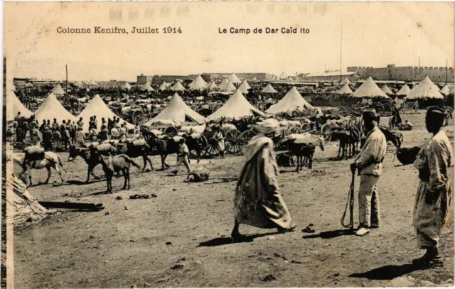 CPA AK MAROC Colonne Kenifra - Le Camp de Dar Caid Ito - 1914 (964172)