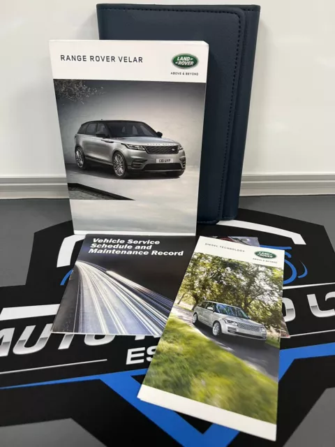 Range Rover Velar Owners Pack / Handbook / Manual + Wallet 2017~2020 (2018)!!