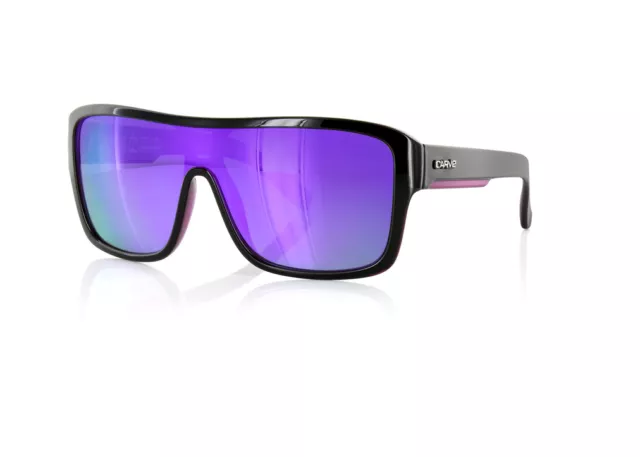 Carve Anchor Beard Black With Purple Iridium Sunglasses Men's Women's