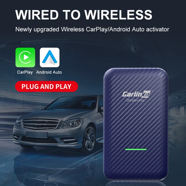 2IN1 CARLINKIT WIRELESS Carplay AI box Car Android Auto Multimedia
