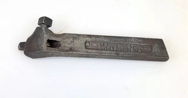 Armstrong Bros Tool Co. #2010-L Lathe Tool Holder Chicago USA ~ T499p
