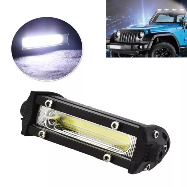 9W Lumières LED Barre Slims Simple Rangée Travail Feu Voiture Camion Hors Route