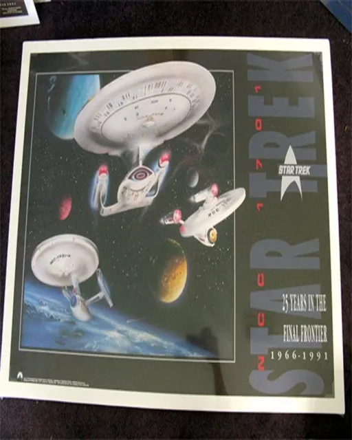 Star Trek Final Frontier 25Th Anniversary Poster H Cook