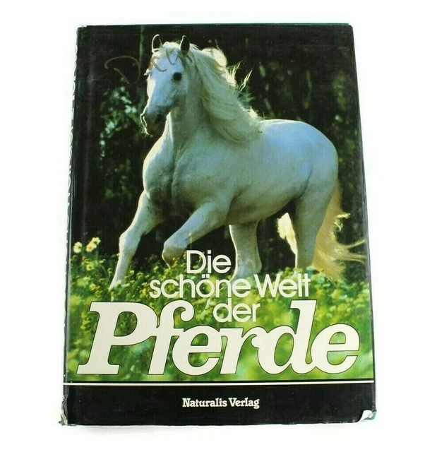 RARE GERMAN COFFEE Table Book on Horses 1982 HC DJ Die Schone Welt Der