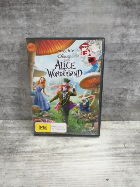 Alice In Wonderland (DVD, 2010) Region 4