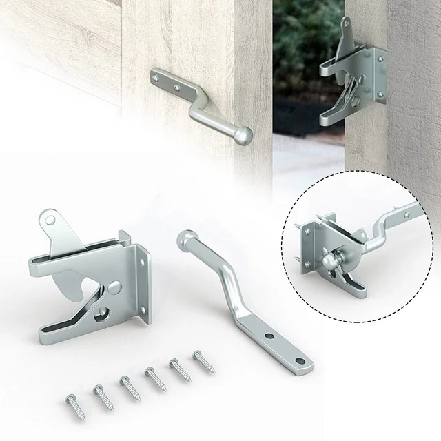 LIWI-Verrou De Porte De Jardin En Acier Galvanisé Verrou De