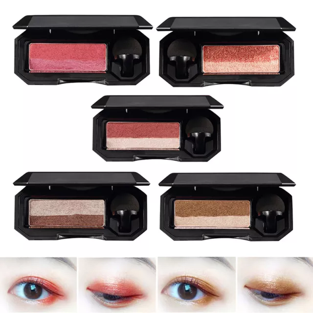 Perfect Dual Color Eyeshadow Makeup Palette Glitter Eye Shadow Shade