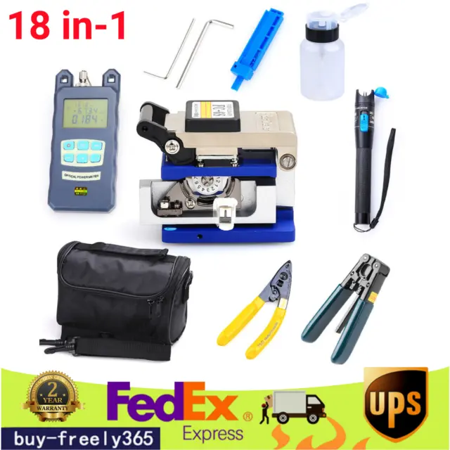FTTH Splicing Single-mode cable Stripping Tool Kit Set With Cleaver FC-6S