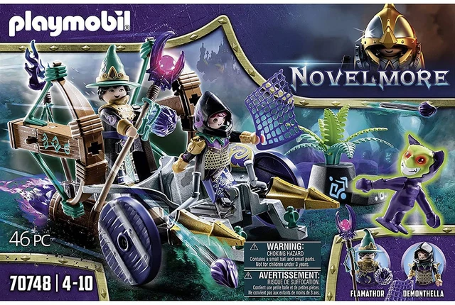 Véhicule Catapulte Playmobil Violet Vale – Action Et Magie Pour Chevaliers !