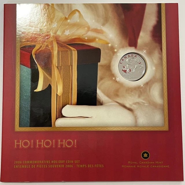 2006 CHRISTMAS HOLIDAYS Ho!Ho!Ho Royal Canadian Mint Coin Gift Set