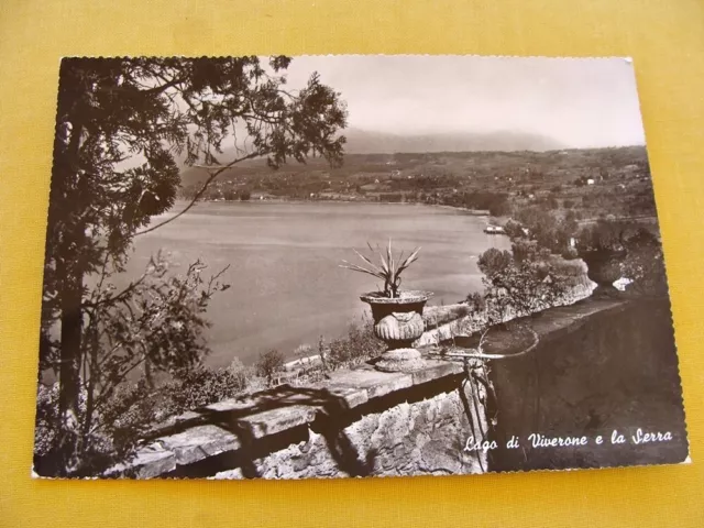 (FG.R21) LAGO DI VIVERONE e LA SERRA (vg 1958) CINQUANTENARIO OLIVETTI