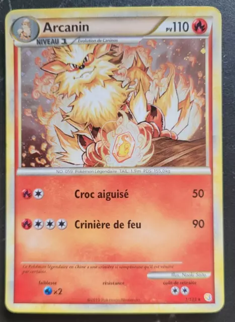 Arcanin Holo Rare - HeartGold and SoulSilver (2010) - 1/123 - Carte Pokémon FR