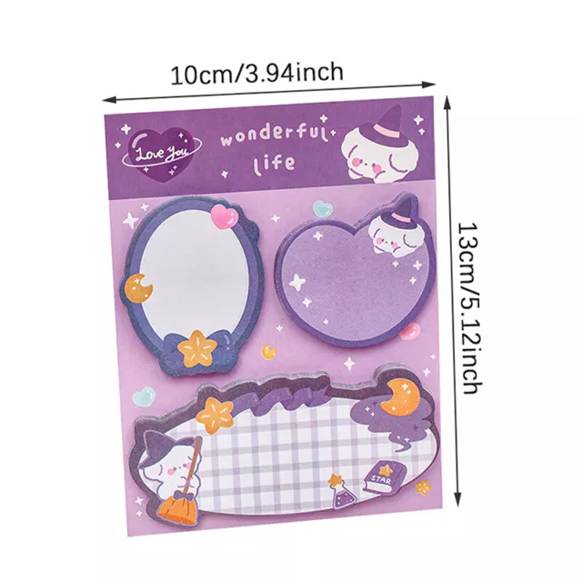 Kawaii Cartoon Strawberry Rabbit Bear Sticky Notes Memo Pad Cute Message N T  KY 3