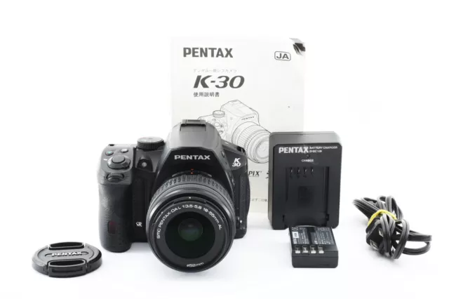 Pentax K-30 16.3MP Digital SLR Camera w/ DA L 18-55mm Lens From Japan Exce 937