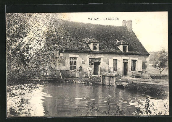 CPA Varzy, Le Moulin 1931
