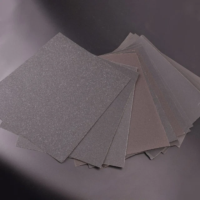 Hojas de papel de lija duraderas lijado automóvil herramientas eléctricas metal