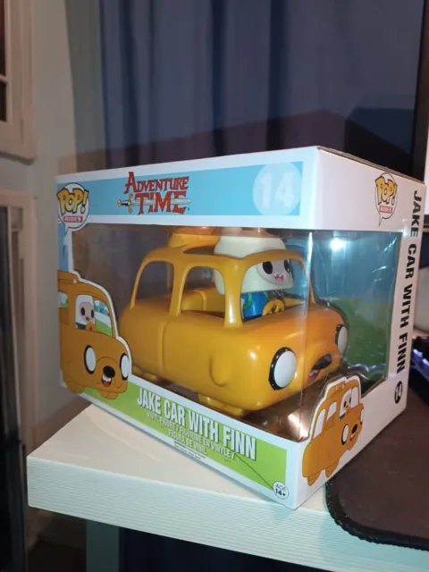 Funko Pop! Figura de vinilo Rides Adventure Time Jake Car con Finn #14