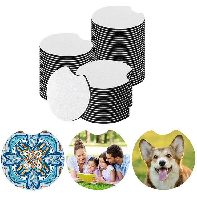 Sublimación productos vacíos sublimación coche taza posavasos vacío para DIY Z2A5