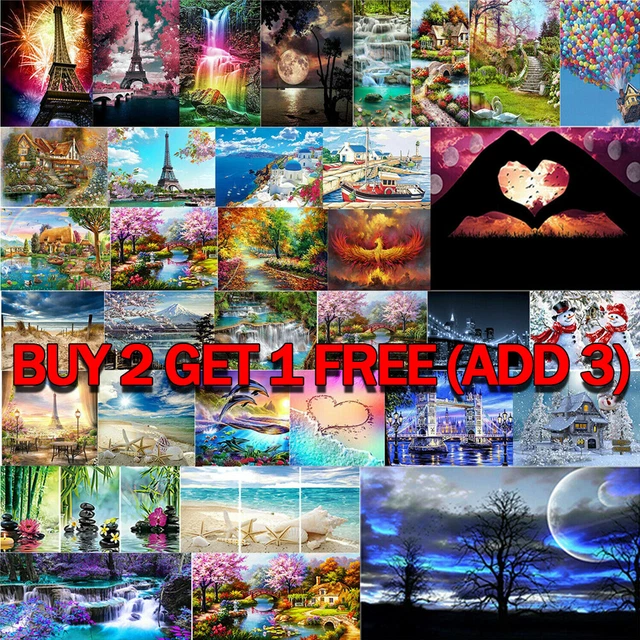 5D Diamond Painting Full Diamant Kreuzstich Stickerei Malerei Landschaft Bilder