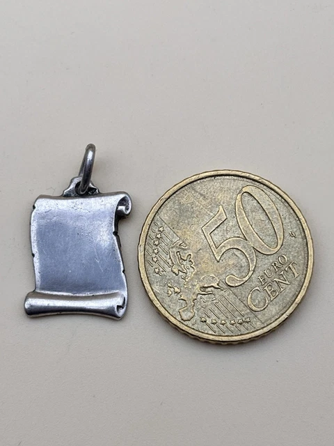 Médaillon Ancien En Argent Massif Avec Rubis - Grands Magasins Du Louvre, Avec Boîte D'origine