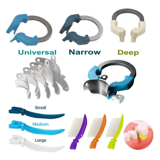 Dental Matrix Bands Ring Sectional Matrix System Tulwar Wedges Fit