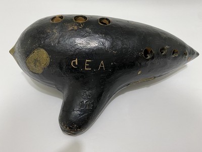 Heinrich Fiehn Ocarina ES-11.5 Austria Clay Musical Flute Sydney Exhibition 1879