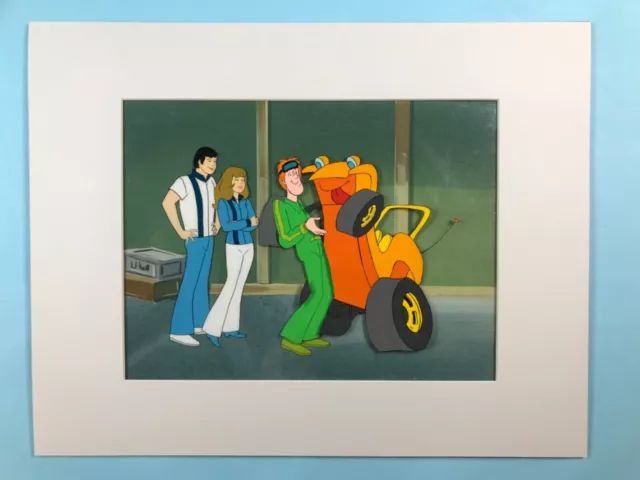 Animation Production 3 Cels Full Cast with Speed Buggy + B.G. - 1970’s