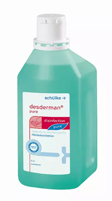 Schülke Desderman Pure® Händedesinfektionsmittel 1 Ltr. S-Flasche