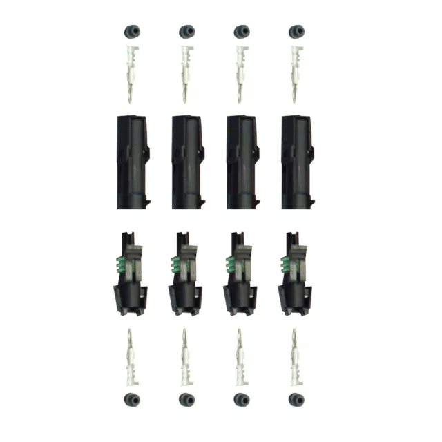 Longacre® 52-44914 Weather Pack Connector Kit - 4 pin