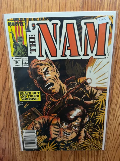 The 'Nam 35 Marvel Comics 9.2 Newsstand E39-20
