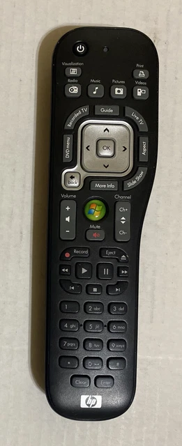 HP Media Center Remote Control For Desk Top PC Model TSGH-IR01 PN5070-2583 Works
