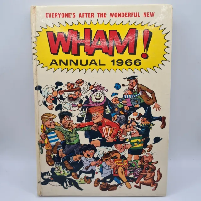Wham! Annual 1966 British Comic Colourful Clean Pages Vintage