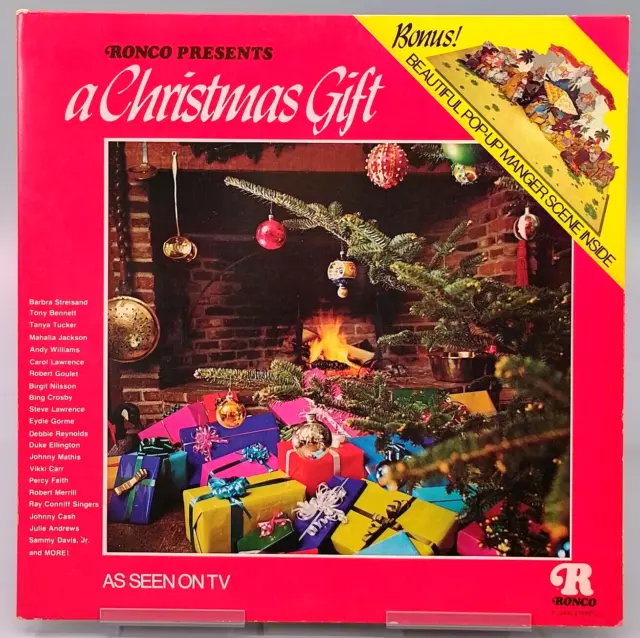 Ronco Presents A Christmas Gift P12430 1974 Ronco Records Vintage Vinyl Album