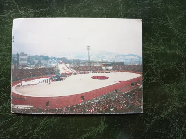 BOSNIA&HERZEGOVINA Postcard with Stamp 16.50,Olympic Winter Games Sarajevo 1984