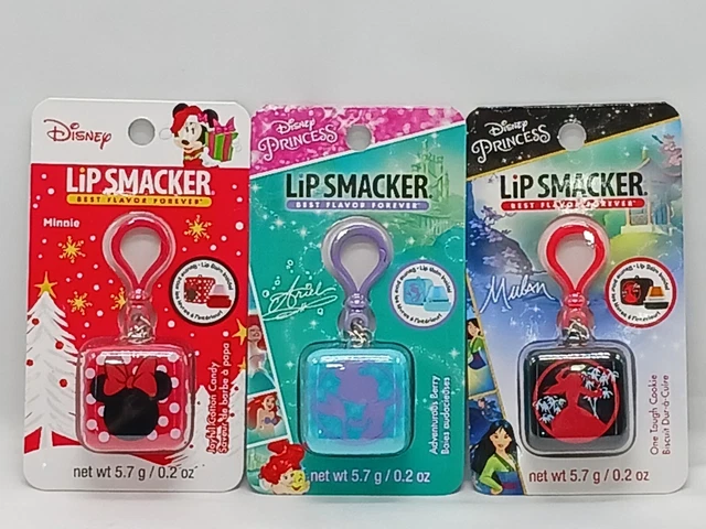 Disney Lip Smacker Cube Set of 3- Minnie, Ariel & Mulan