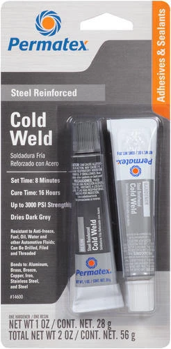 Permatex 84332 Acier Weld Epoxy Bâton Mastic Adhésif Soudeur 56g 2oz Neuf USA
