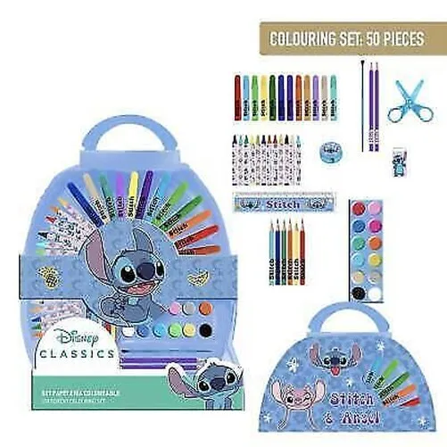 SET CAHIER DE Coloriage Stitch Avec Papeterie - Lilo Et Stitch EUR