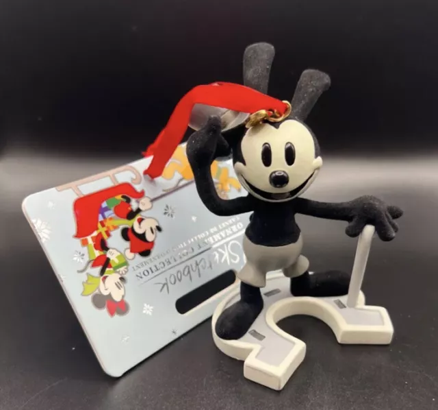 Disney Oswald Rabbit Sketchbook Ornament 2015 WITH TAG NWT Mint Rare🔥🔥🔥