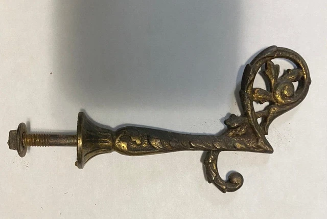 Vintage Cast Iron Eastlake Hook Hat Coat Rack Robe Victorian Hall Tree